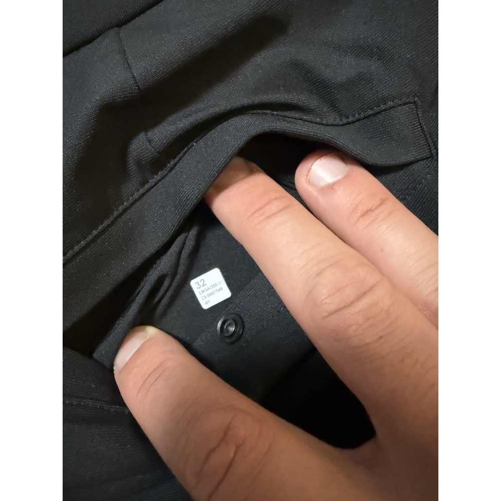 Men's Lululemon Commission Pant Warpstreme 32x31 Black Men's Golf Performance - Picture 4 of 7